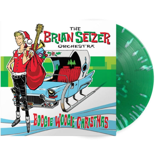 The Brian Setzer Orchestra - Boogie Woogie Christmas (Green Splatter vinyl) IMPORT | Mint (M) Mint (M)-