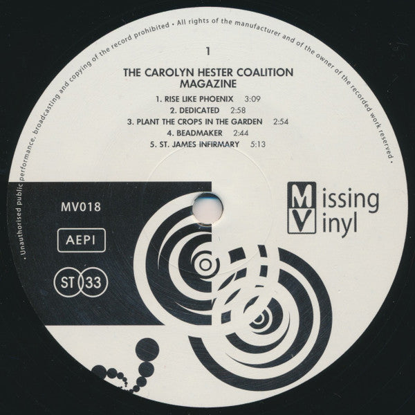 The Carolyn Hester Coalition - Magazine (VINYL) | Mint (M) Mint (M)-