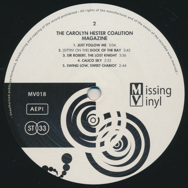 The Carolyn Hester Coalition - Magazine (VINYL) | Mint (M) Mint (M)-