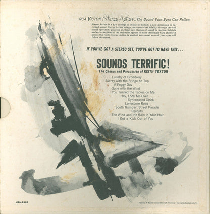 The Chorus And Percussion Of Keith Textor - Sounds Terrific! | Very Good Plus (VG+) Very Good (VG)-