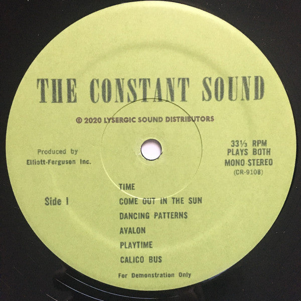 The Constant Sound - The Constant Sound | Mint (M) Mint (M)-