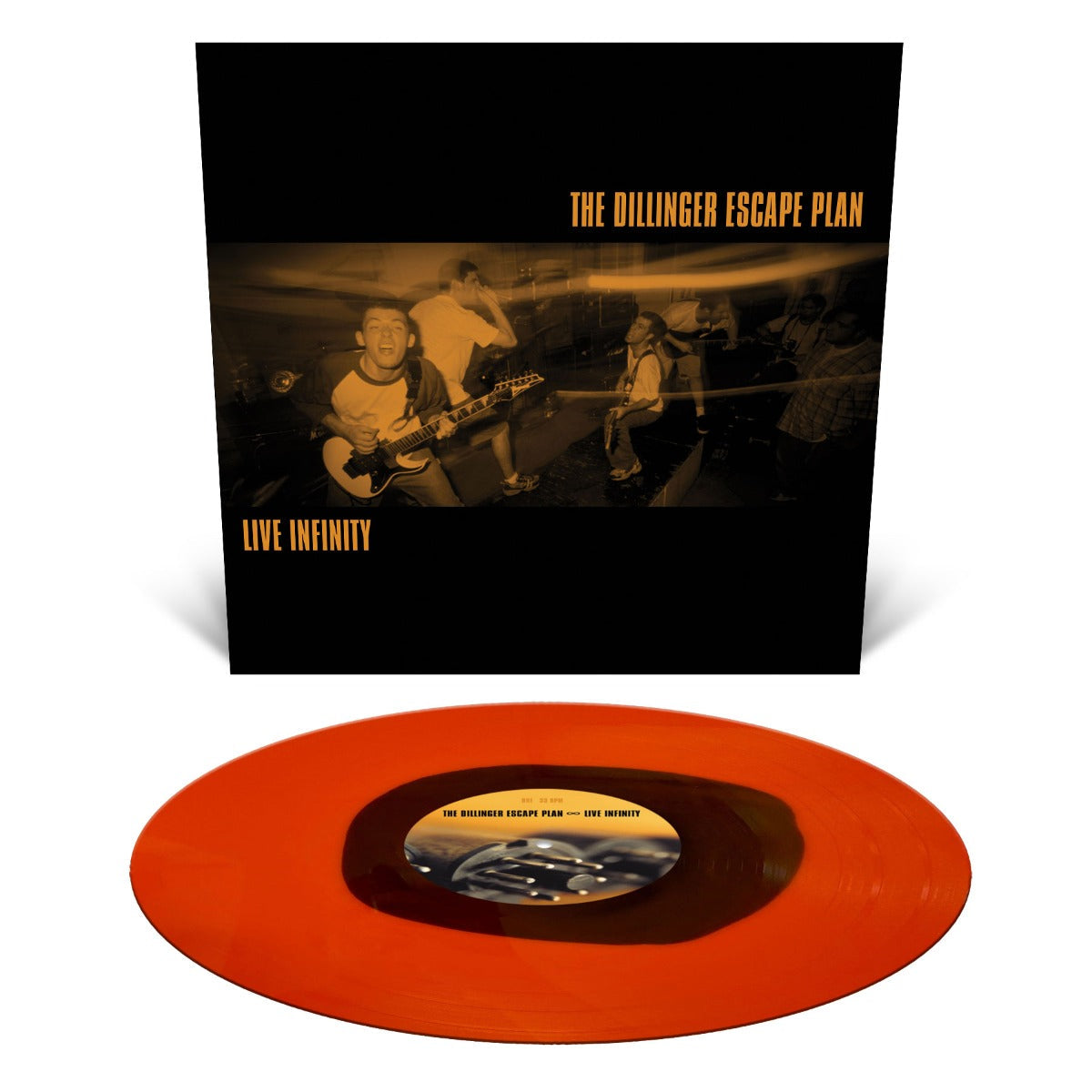 The Dillinger Escape Plan - Live Infinity (Black/Orange Krush VINYL) | Mint (M) Mint (M)-
