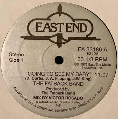 The Fatback Band - Going To See My Baby | Mint (M) Generic-
