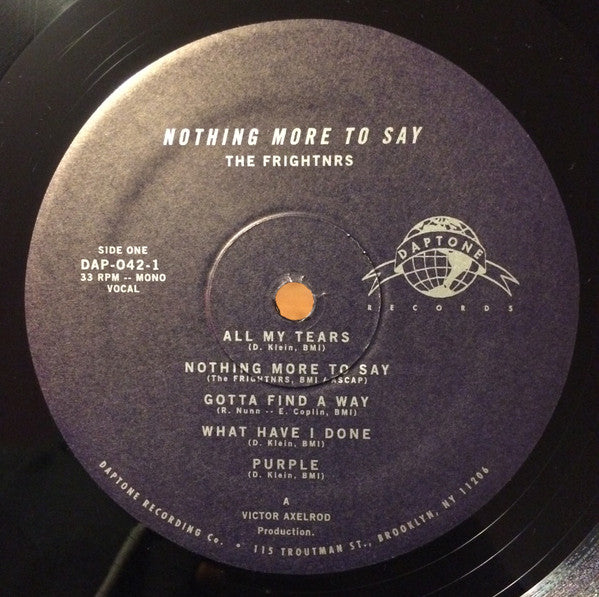 The Frightnrs - Nothing More To Say | Mint (M) Mint (M)-