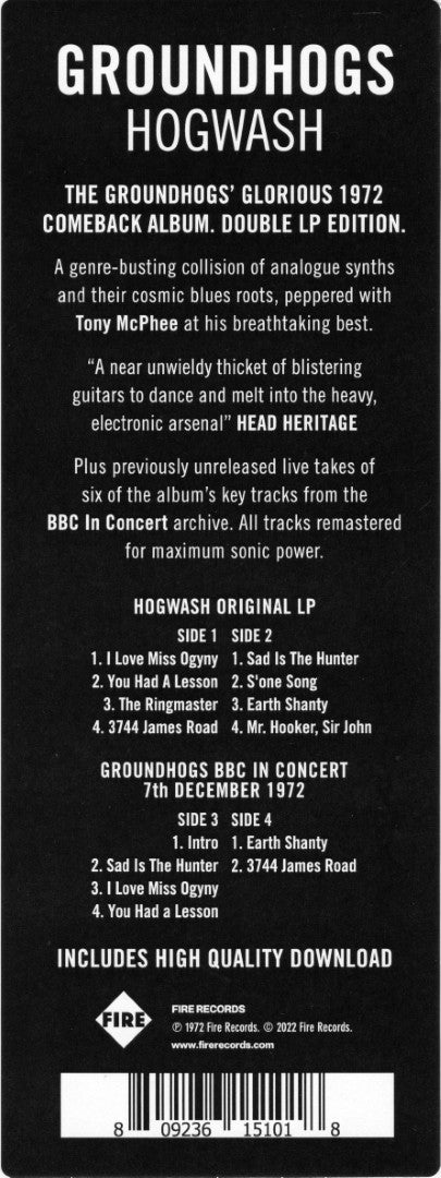 The Groundhogs - Hogwash | Mint (M) Mint (M)-