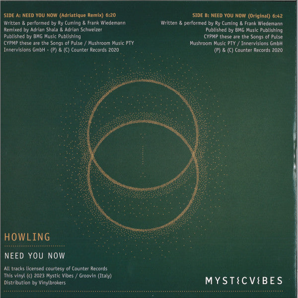 The Howling (2) - Need You Now | Mint (M) Mint (M)-