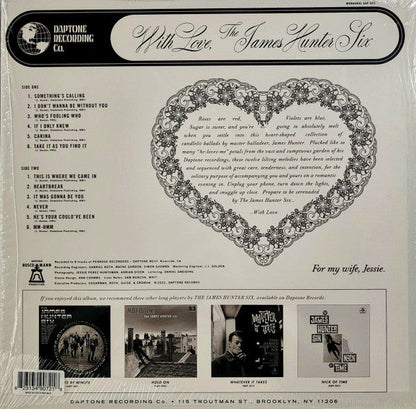 The James Hunter Six - With Love | Mint (M) Mint (M)-