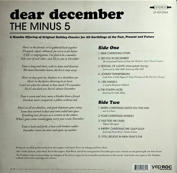 The Minus 5 - Dear December | Mint (M) Mint (M)-