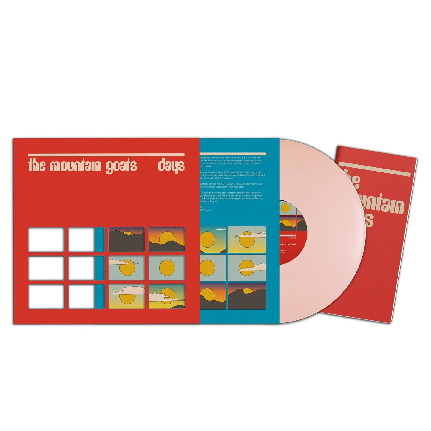 The Mountain Goats - (PRESALE 8/7/26) Days (IEX DLX PINK VINYL LP CADMEAN DAWN 2026) | NEW-