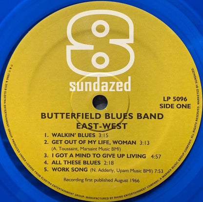 The Paul Butterfield Blues Band - East-West (BLUE VINYL) | Mint (M) Mint (M)-