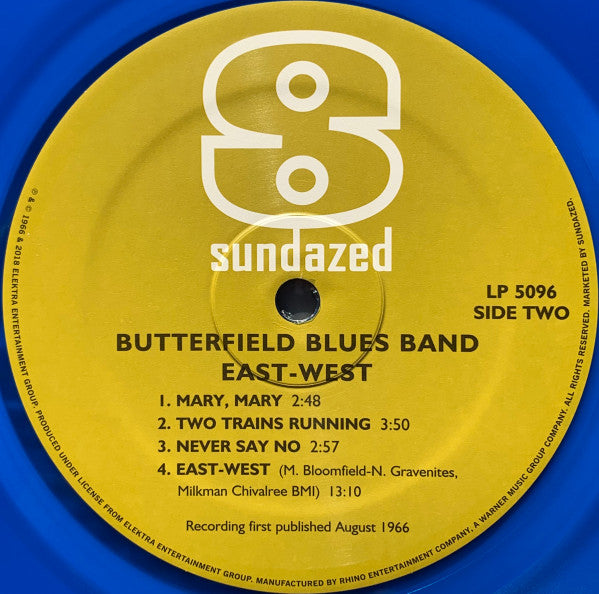 The Paul Butterfield Blues Band - East-West (BLUE VINYL) | Mint (M) Mint (M)-