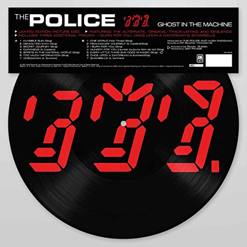 The Police - Ghost In The Machine [Picture Disc] | Mint (M) Mint (M)-