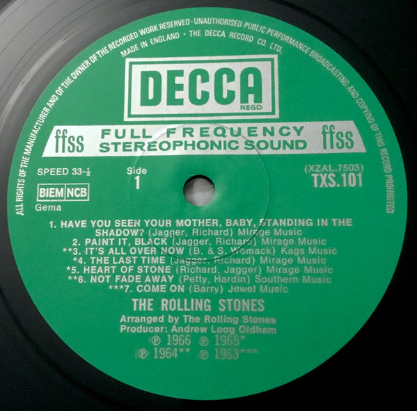 The Rolling Stones - Big Hits [High Tide And Green Grass] | Near Mint (NM) Near Mint (NM)-