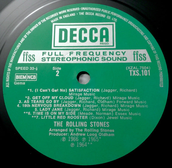 The Rolling Stones - Big Hits [High Tide And Green Grass] | Near Mint (NM) Near Mint (NM)-