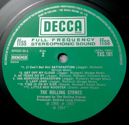 The Rolling Stones - Big Hits [High Tide And Green Grass] | Near Mint (NM) Near Mint (NM)-
