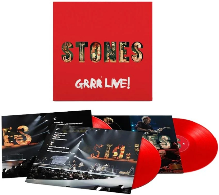 The Rolling Stones - GRRR Live! (Limited Edition, 180 Gram Red Colored Vinyl) (3 Lp's) | Mint (M) Mint (M)-