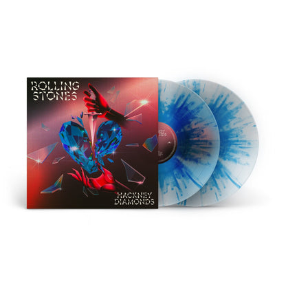 The Rolling Stones - Hackney Diamonds (1 Year Anniversary) (Limited Edition, Clear W/ Blue Splatter Colored Vinyl, 180 Gram Vinyl, Booklet) (2 Lp's) | Mint (M) Mint (M)-