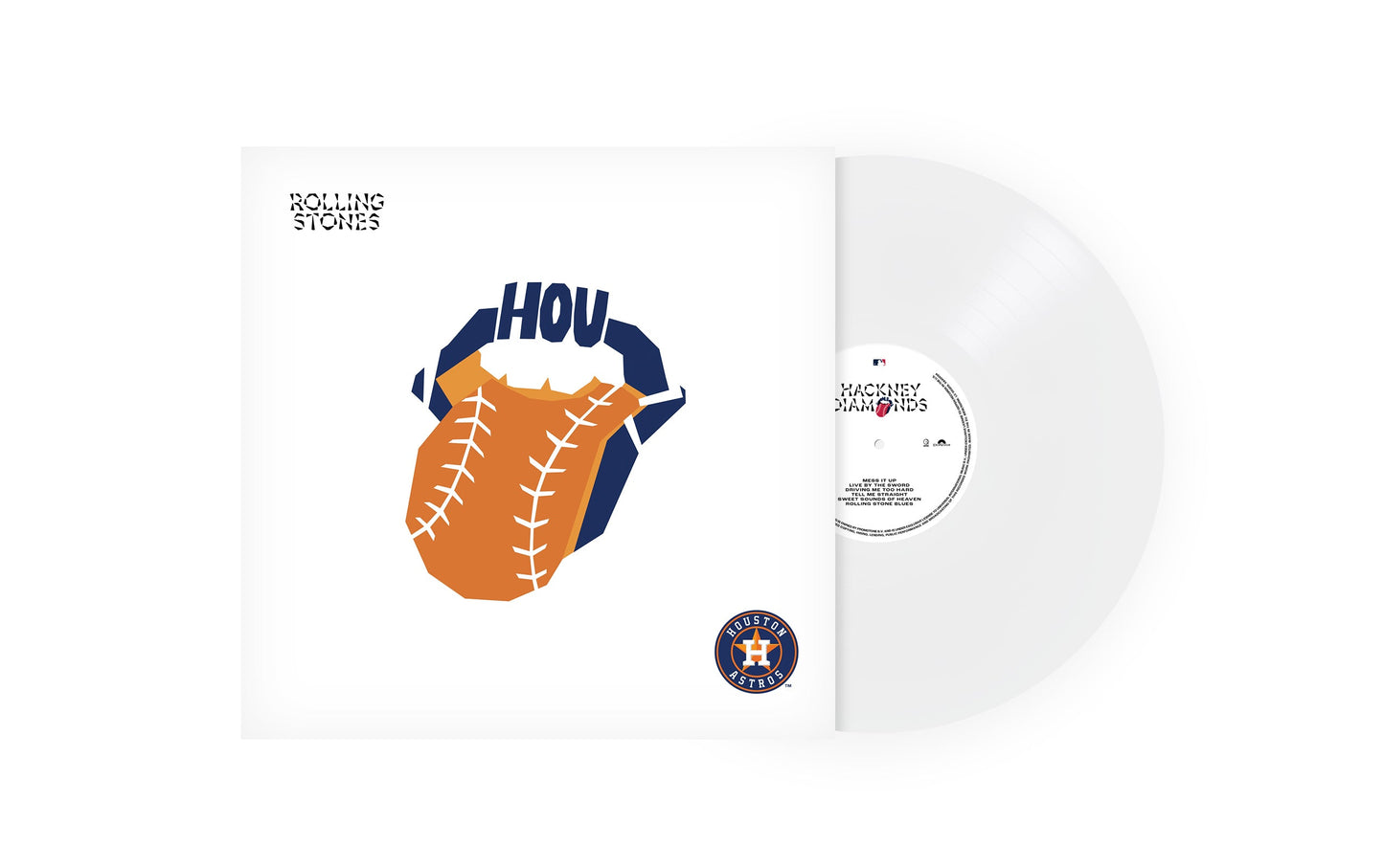 The Rolling Stones - Hackney Diamonds (Houston Astros LP RSD Color Vinyl) | Mint (M) Mint (M)-