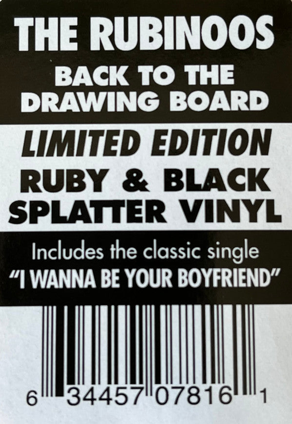 The Rubinoos - Back To The Drawing Board | Mint (M) Mint (M)-