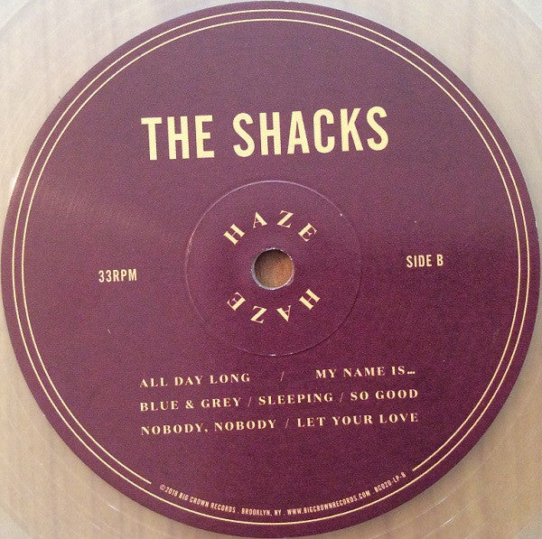 The Shacks - Haze | Mint (M) Mint (M)-