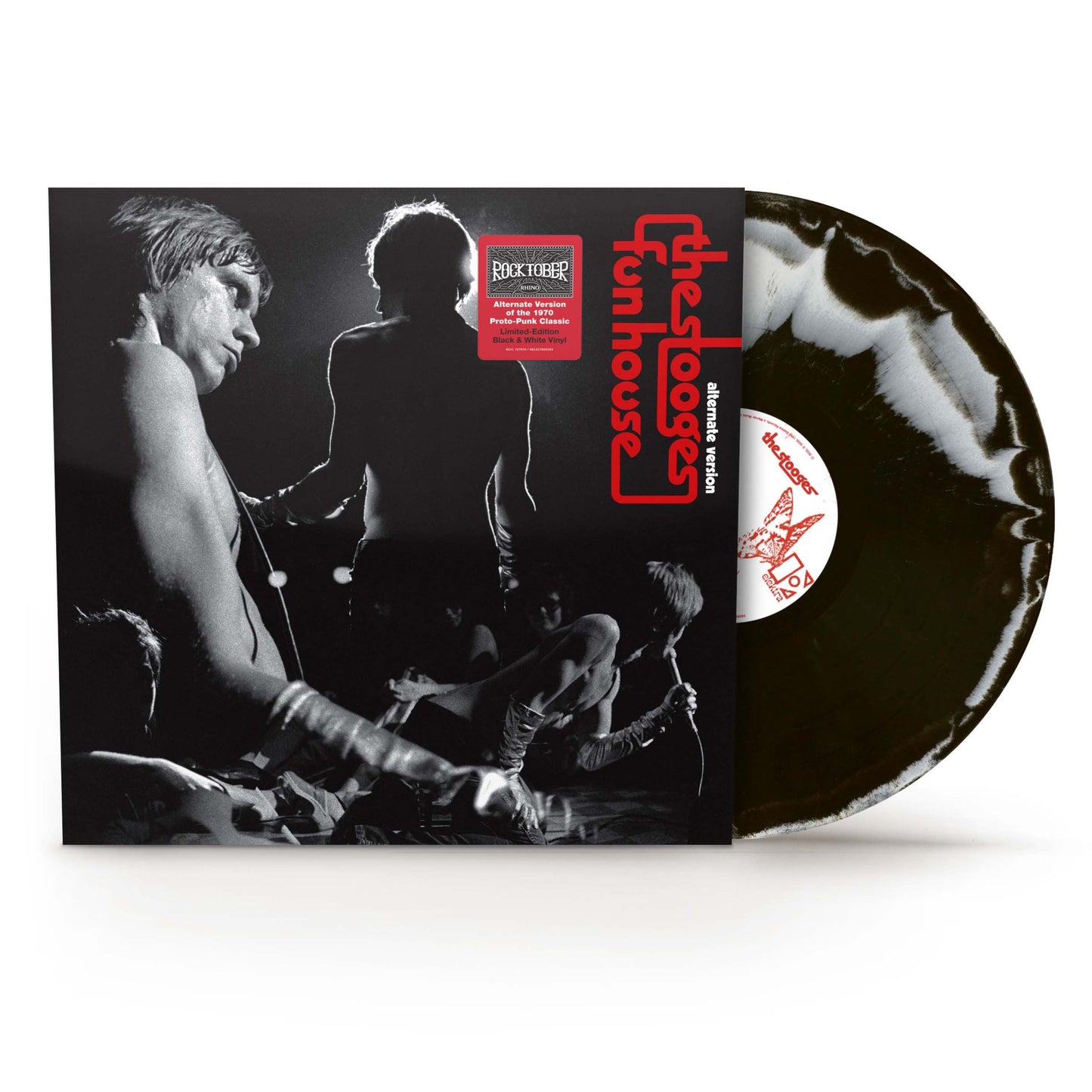 The Stooges - Alternate Funhouse (2xOPAQUE WHITE w/BLACK VINYL) | Mint (M) Mint (M)-