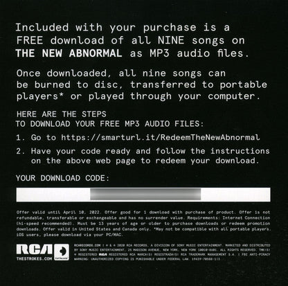 The Strokes - The New Abnormal | Mint (M) Mint (M)-