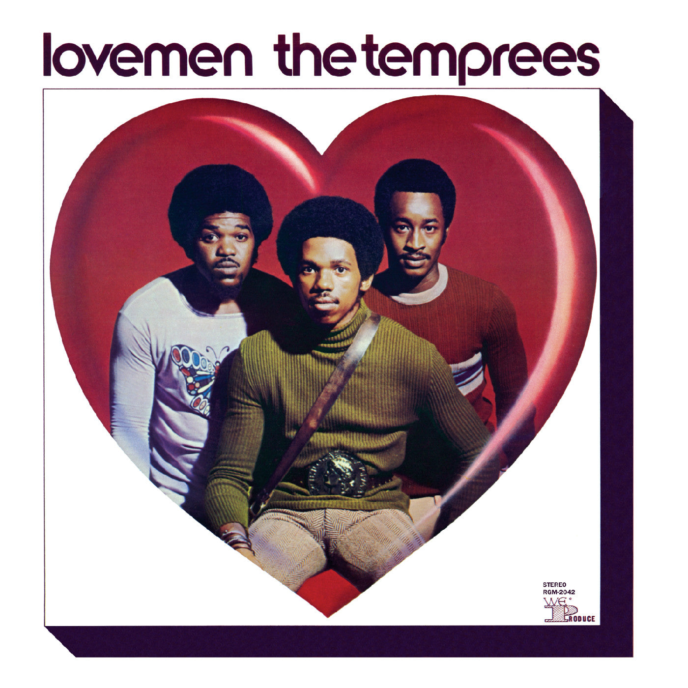 The Temprees - Lovemen (All-Analog) (Valentine Red Pet Plastic Vinyl) | Mint (M) Mint (M)-