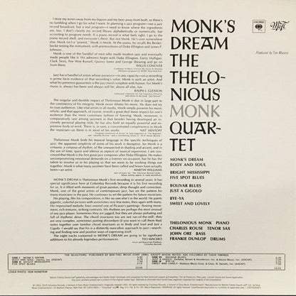 The Thelonious Monk Quartet - Monk's Dream | Mint (M) Mint (M)-