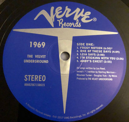 The Velvet Underground - 1969 | Mint (M) Mint (M)-