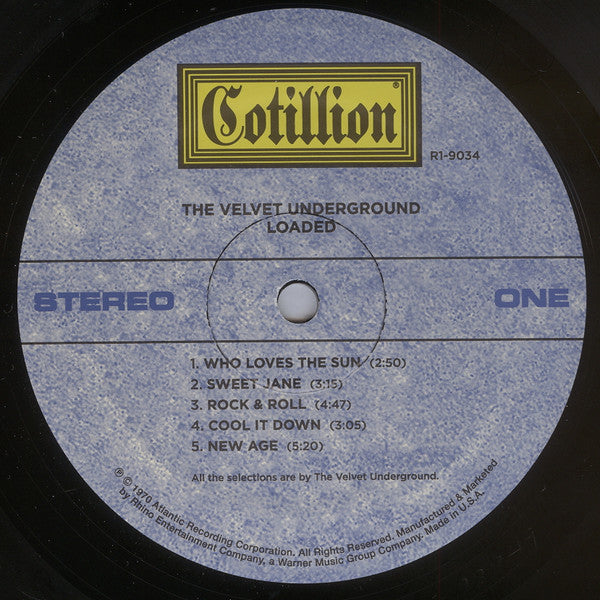 The Velvet Underground Loaded Rhino Records (2), Cotillion LP, Album, RE Mint (M) Mint (M)-