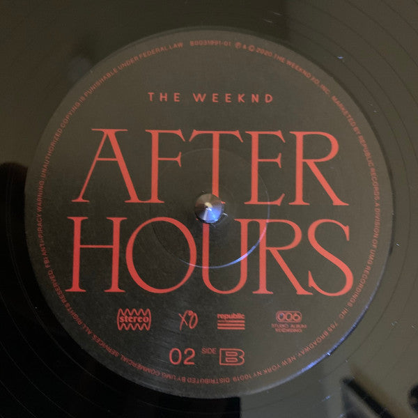 The Weeknd - After Hours (2xVINYL) | Mint (M) Mint (M)-