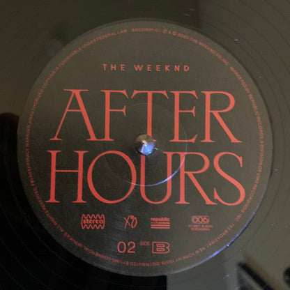 The Weeknd - After Hours (2xVINYL) | Mint (M) Mint (M)-