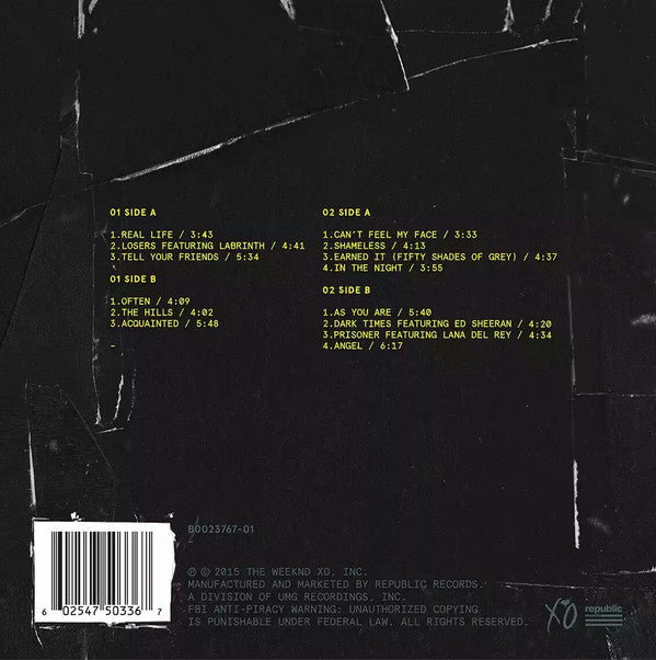 The Weeknd - Beauty Behind The Madness (2xVINYL) | Mint (M) Mint (M)-