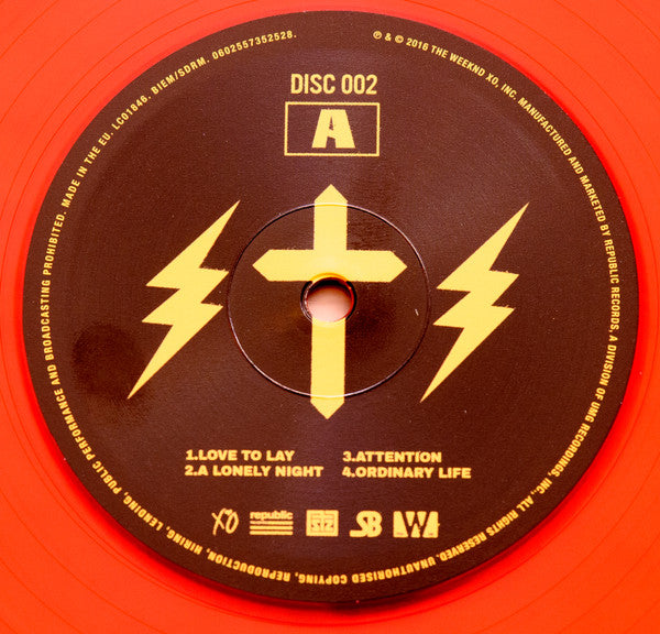 The Weeknd - Starboy (2x Red Translucent Vinyl) | Mint (M) Mint (M)-