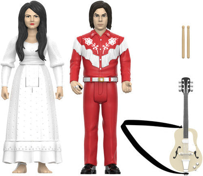 The White Stripes - Super7 - The White Stripes - ReAction Figures Wv2 - Elephant 2-Pack (Action Figure) |-