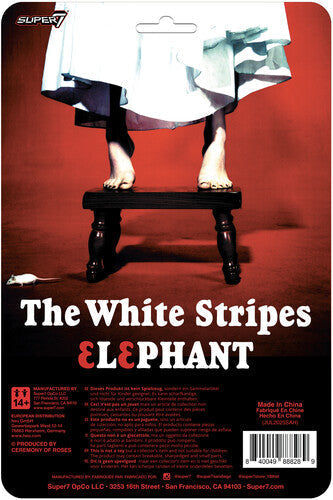 The White Stripes - Super7 - The White Stripes - ReAction Figures Wv2 - Elephant 2-Pack (Action Figure) |-
