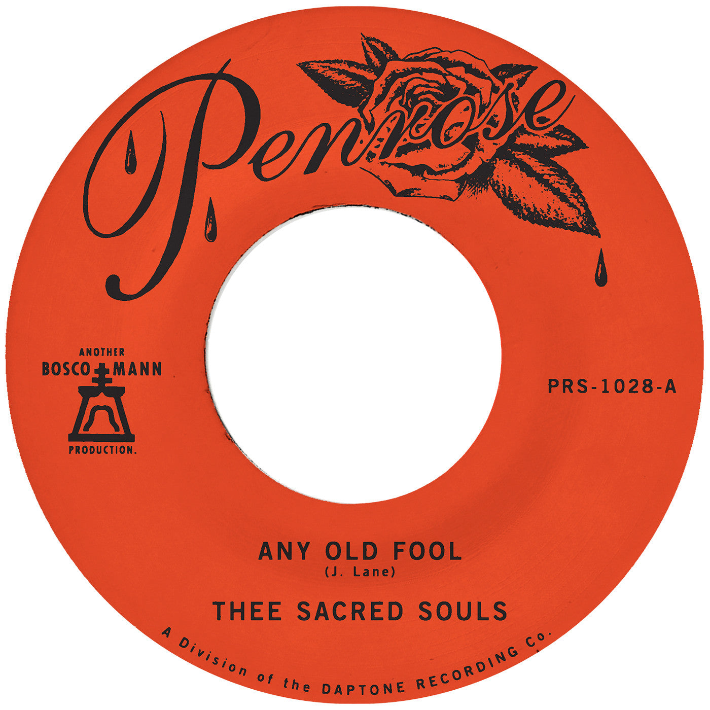 Thee Sacred Souls - Any Old Fool B/W Price I'Ll Pay (VINYL 7") |-