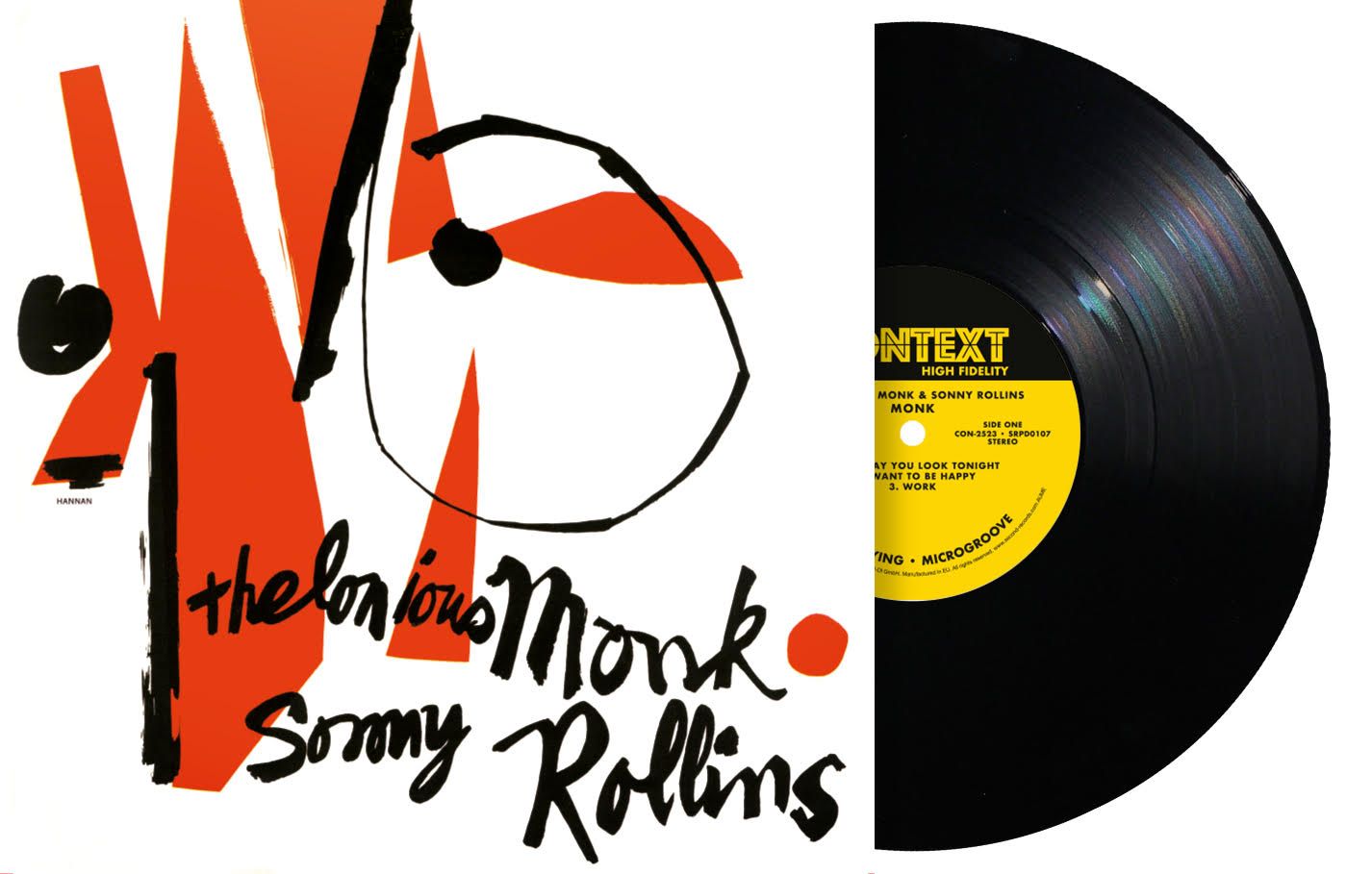 Thelonious Monk And Sonny Rollins - Monk [Import] (VINYL) | Mint (M) Mint (M)-