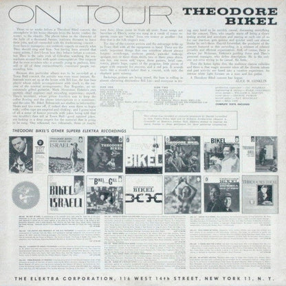 Theodore Bikel - On Tour | Very Good Plus (VG+) Very Good Plus (VG+)-