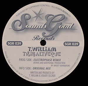 Thomas William - Tribaltheque | Very Good Plus (VG+) Very Good Plus (VG+)--