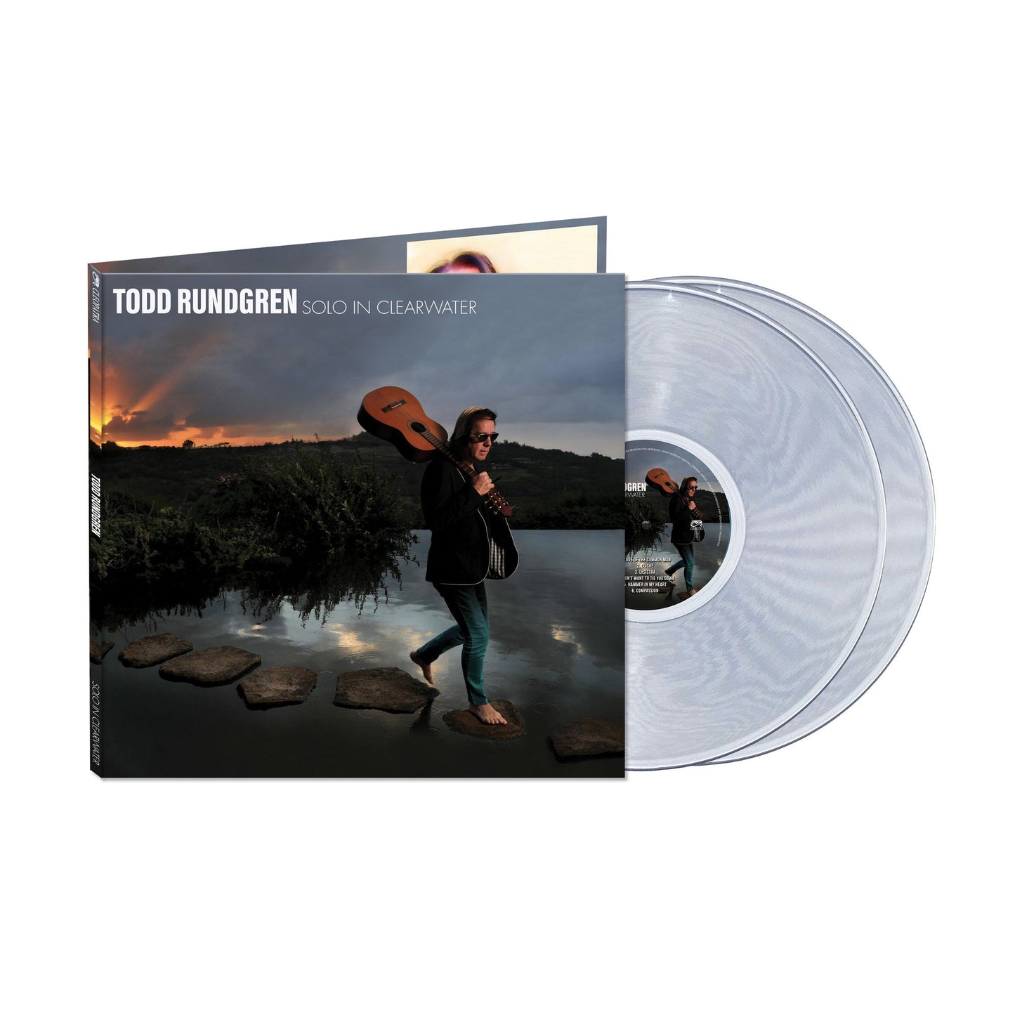 Todd Rundgren - (PRE-ORDER 12/19/2025) Solo In Clearwater [Limited Edition Clear Vinyl] [2LP] |-