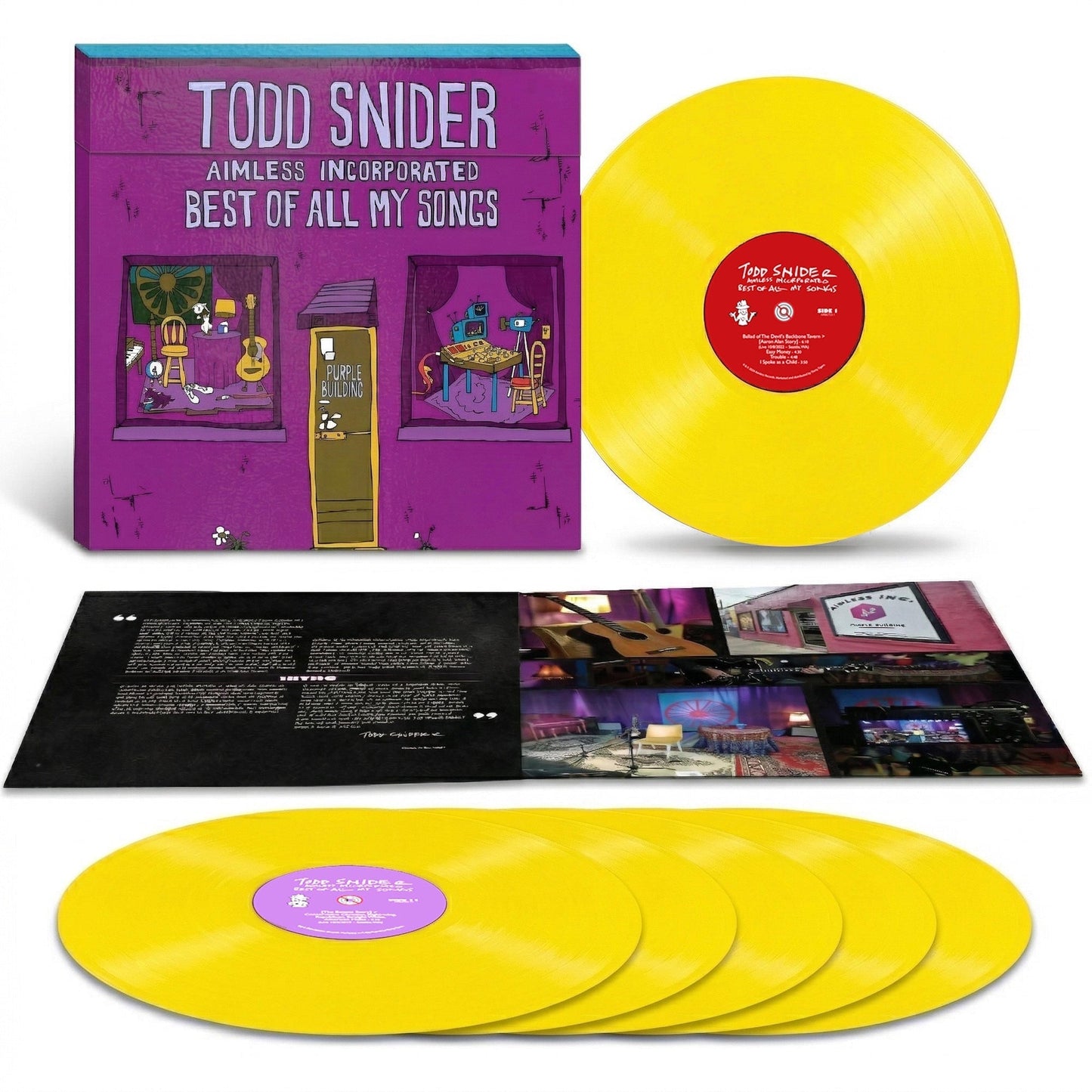 Todd Snider - Best Of All My Songs (IEX BOX SET LTD EDT VINYL LP) | NEW-