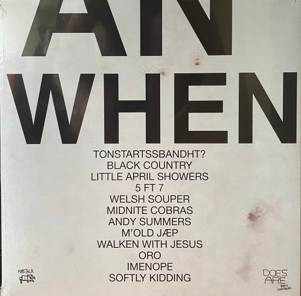 Tonstartssbandht - An When | Mint (M) Mint (M)-