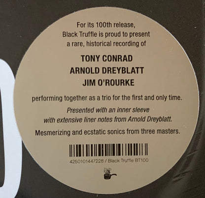Tony Conrad, Arnold Dreyblatt, Jim O'Rourke - Tonic 19-01-2001 | Mint (M) Mint (M)-