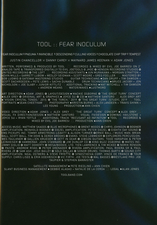 Tool (2) - Fear Inoculum (Expanded Book Edition CD RCA/Tool Dissectional 19075-97582-2) | NEW-