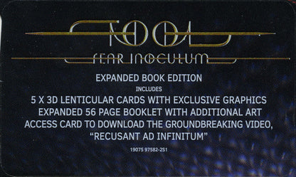 Tool (2) - Fear Inoculum (Expanded Book Edition CD RCA/Tool Dissectional 19075-97582-2) | NEW-