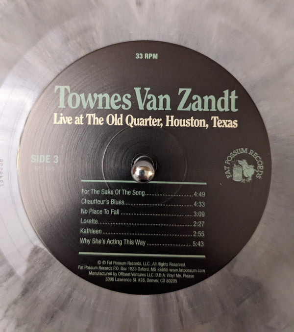 Townes Van Zandt - Live At The Old Quarter, Houston, Texas (COLOR VINYL) | Mint (M) Mint (M)-