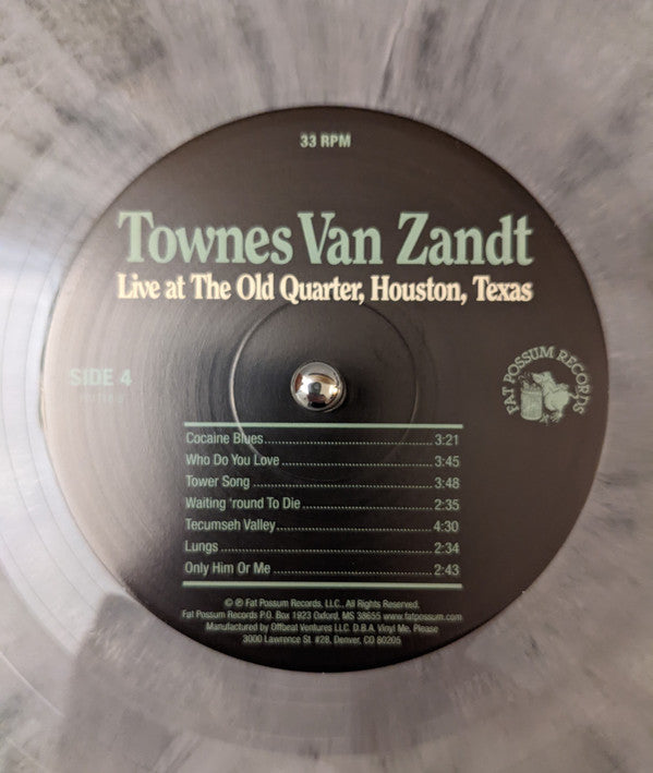 Townes Van Zandt - Live At The Old Quarter, Houston, Texas (COLOR VINYL) | Mint (M) Mint (M)-