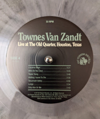 Townes Van Zandt - Live At The Old Quarter, Houston, Texas (COLOR VINYL) | Mint (M) Mint (M)-