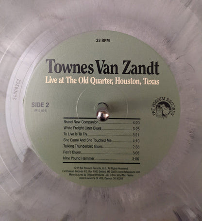 Townes Van Zandt - Live At The Old Quarter, Houston, Texas (COLOR VINYL) | Mint (M) Mint (M)-